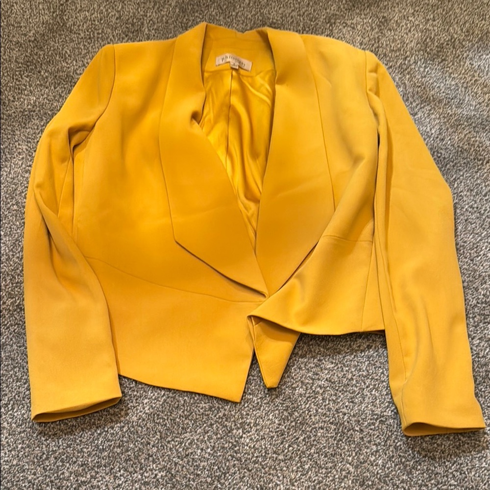 Philosophy Yellow Blazer Tailored Suit Jacket